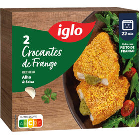 Crocante De Frango Recheado Com Alho E Salsa Iglo 204 gr