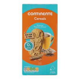 Bolachas Pequeno Almoço Cereais Continente 300 gr (6 Un)