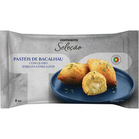 Pastéis De Bacalhau Com Queijo Continente Seleção 8 Un