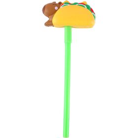Esferográfica Preta Com Squichy Capívara 1 Un