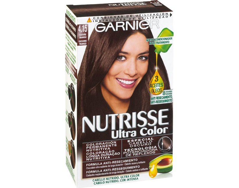 Coloração Garnier Nutrisse Nº4.15 Marron Glace