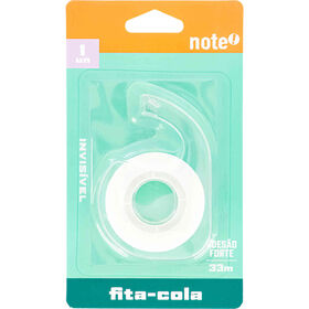 Fita Cola Invisível Com Dispensador 19Mm X 33M Note!