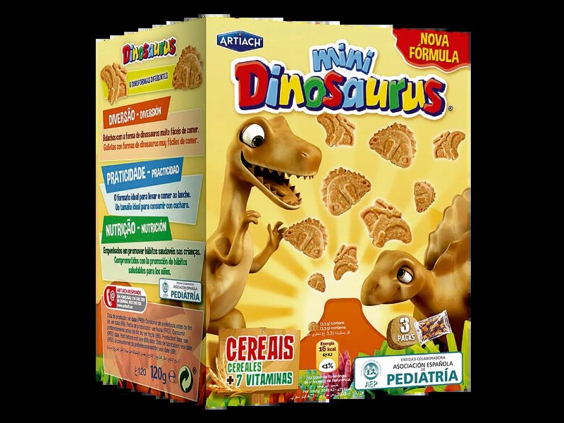 Mini Dinosaurus Bolachas De Cereais