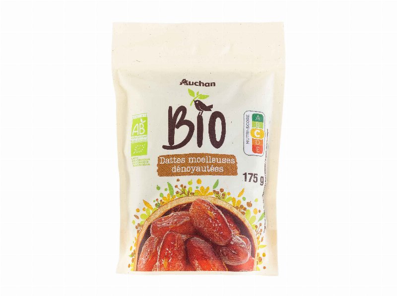 Tâmaras Soft Auchan Bio Sem Caroço 175 g