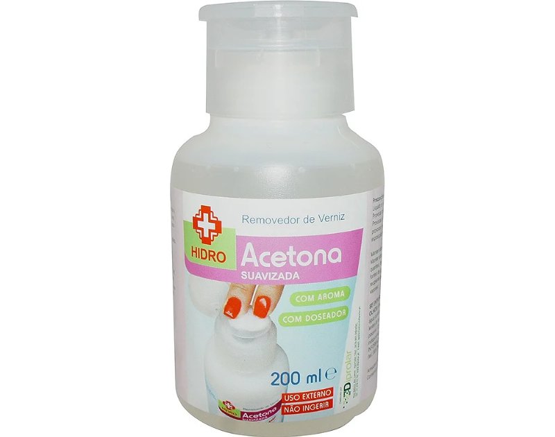 Acetona Hidro Com Doseador Perfumada 200 ml