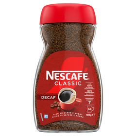 Café Solúvel Descafeinado Nescafé 100 gr