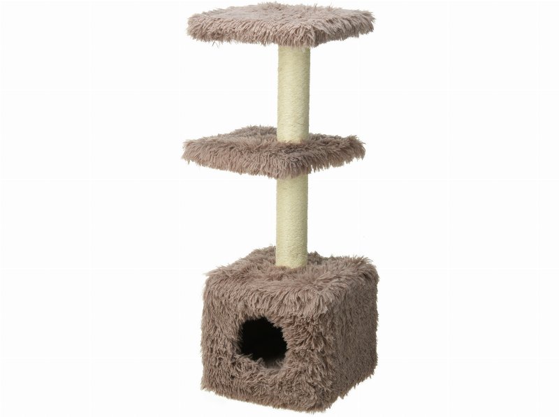 Ginásio Para Gato Cats Collection Com Pelo 30X30X89Cm