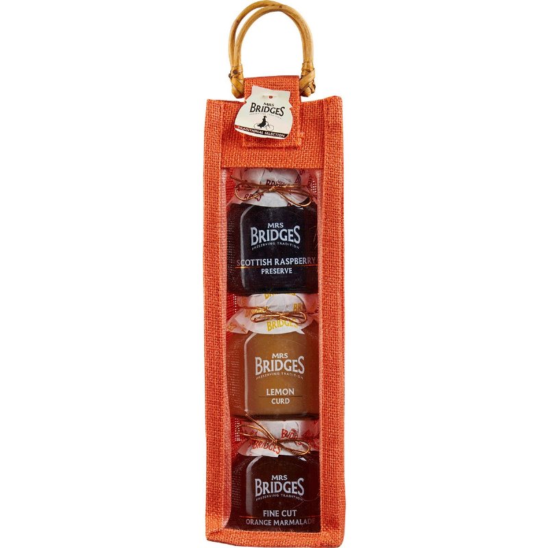 Doce De Laranja, Lemon Curd E Doce De Framboesa Escocesa Gift Pack