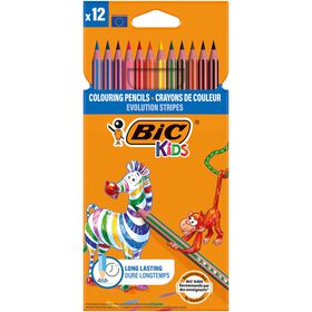 Lápis De Cor Kids Tropicolor Bic 12 Un