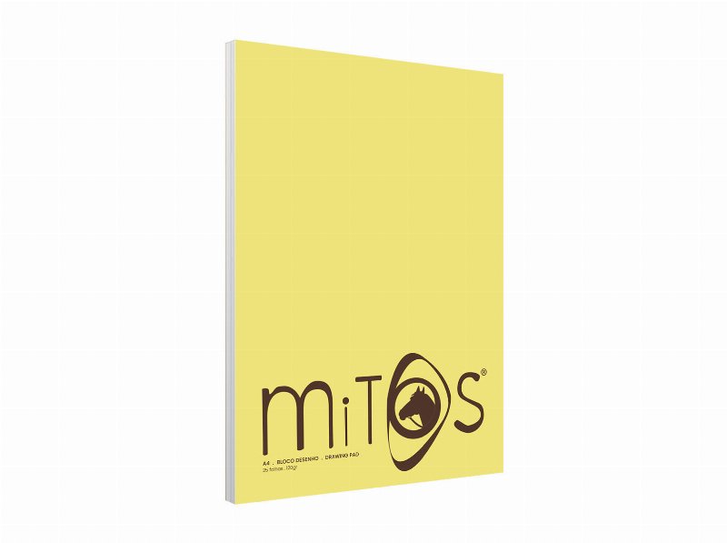 Bloco A4 Papel Desenho Mitos 25 Folhas 120 g