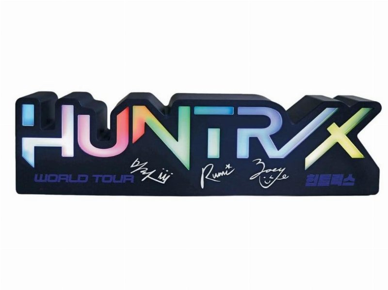 Candeeiro Multicolor K-Pop Demon Hunters Logo
