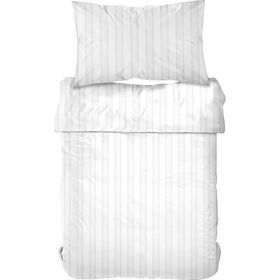 Conjunto Capa Edredão 160X220Cm Branco Acetinado Percal Kasa