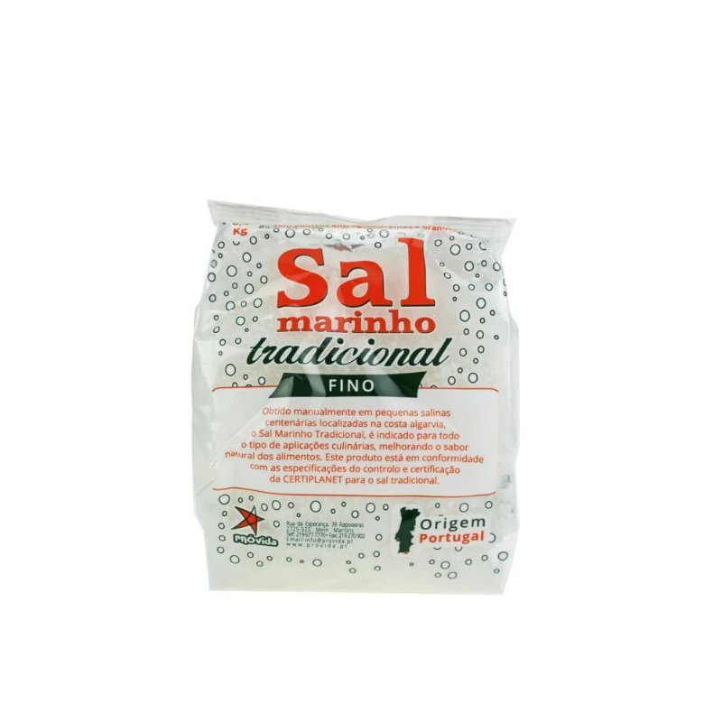 Sal Marinho Tradicional Fino 500 g