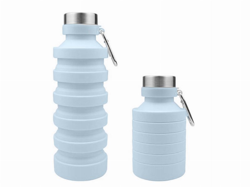 Garrafa Silicone Actuel Retrátil Azul 0.5 l