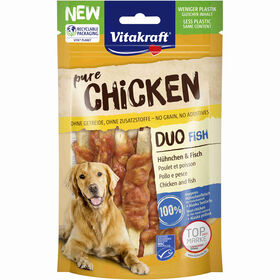 Snack Para Cão Pure Meat Duo Frango E Peixe Vitakraft 80 g