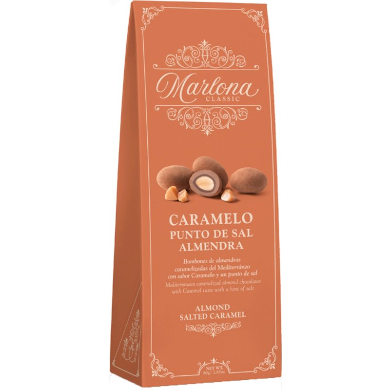 Bombons Chocolate Amêndoa Caramelo E Sal 80 g