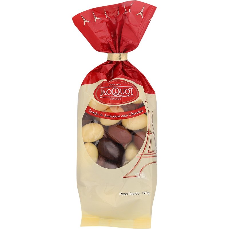 Amêndoas Cobertas De Chocolate Sortido 170 g