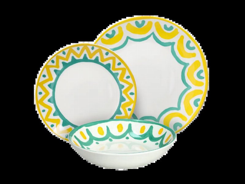 Serviço De Mesa Em Porcelana