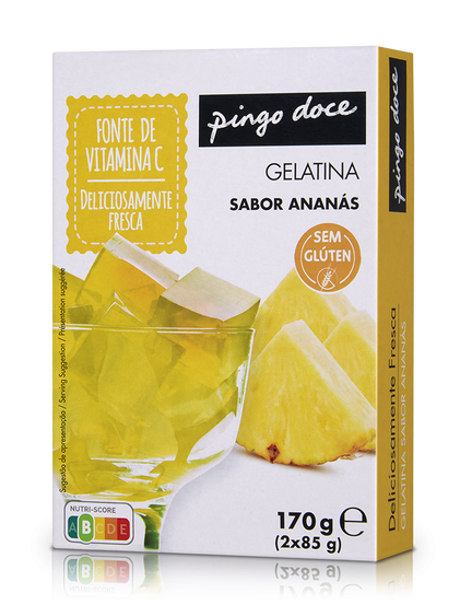 Gelatina Em Pó De Ananás Pingo Doce 0.17Kg