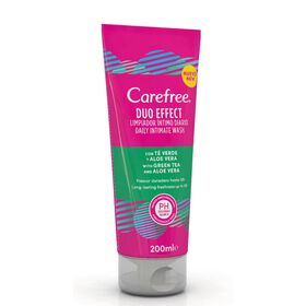 Gel Higiene Íntima Chá Verde E Aloe Vera Carefree 200 ml