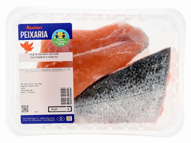 Filete Salmão Auchan Cultivamos O Bom Kg