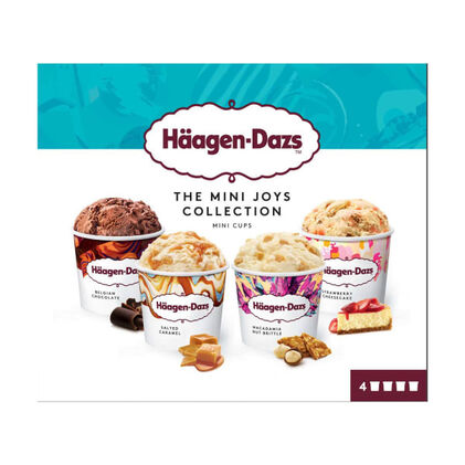 Gelados The Mini Joys Collection Pack 4 Häagen-Dazs 0.32L