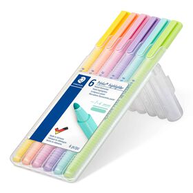 Marcadores De Colorir De Tinta Pastel Fluorescente Staedtler 6 Un