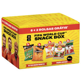Multipack Batata Frita Lay's + Snacks Milho Futebolas Cheetos + Snacks Milho Doritos 150 gr