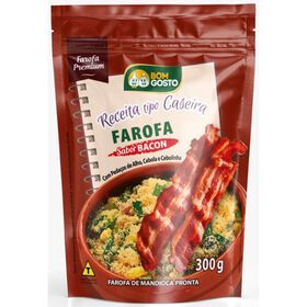 Farofa Caseira Bacon Bom Gosto 300 gr