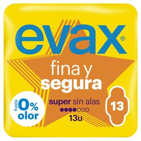 Pensos Higiénicos Fina E Segura Maxi Evax 13 Un