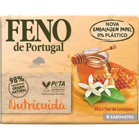 Sabonete Sólido Nutricuida Mel E Flor De Laranjeira Feno 4 X 90 gr
