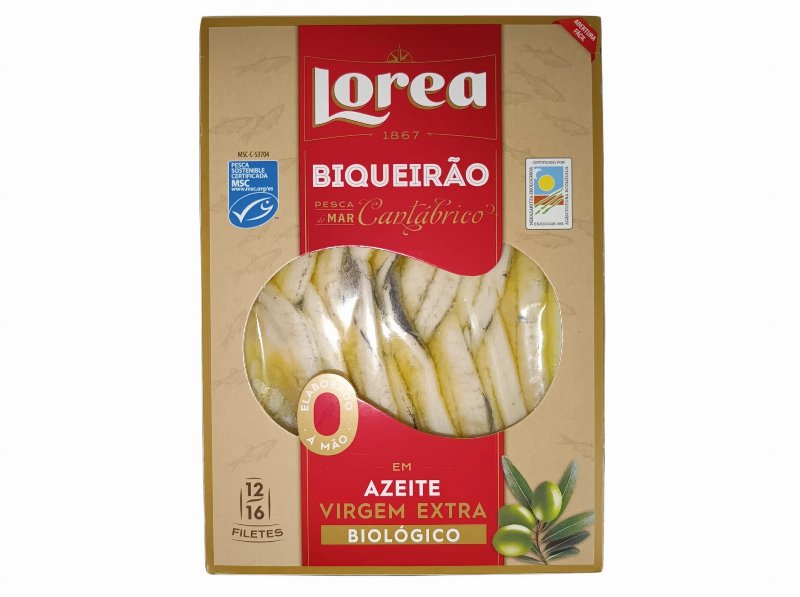 Biqueirão Lorea Em Azeite Extra Ecológico 90 g