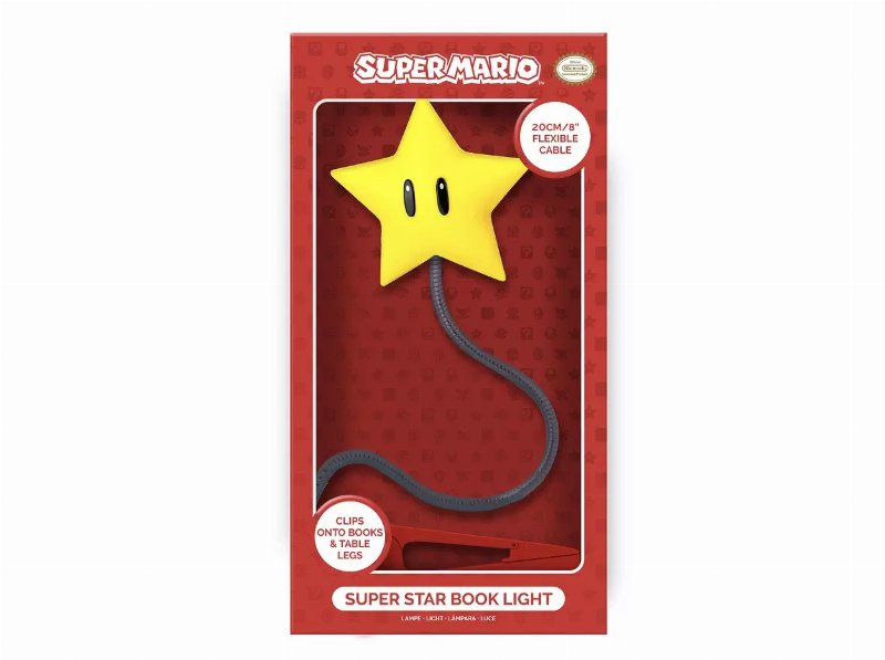 Luz De Leitura Super Mario Estrela