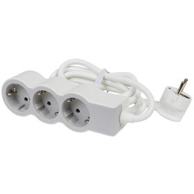 Bloco 3 Tomadas Sem Interruptor 1,5Mts Branco Legrand 1 Un