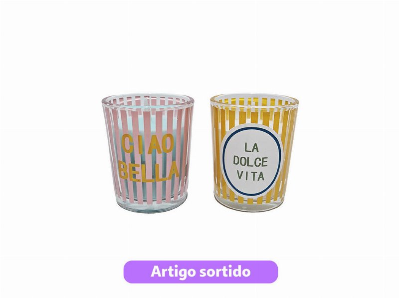 Vela Perfumada Com Copo Actuel Citronela Ø5.6X6.6Cm Modelos Sortidos
