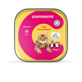 Comida Húmida Para Gato Vitela Continente 100 g