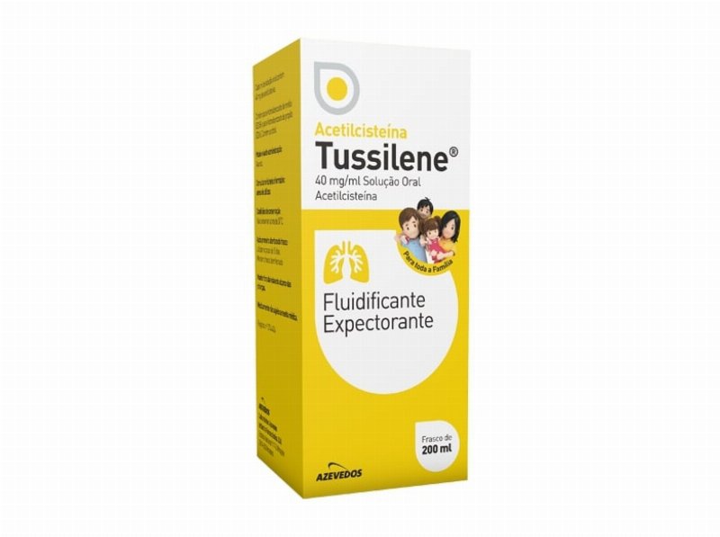Solução Oral Tussilene Acetilcisteína 40 Mg/Ml 200 ml