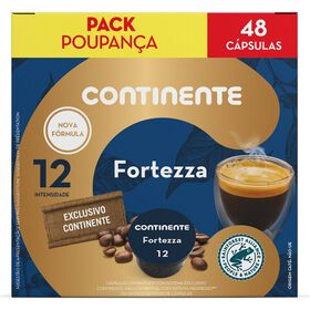 Cápsulas De Café Fortezza Int 12 Pack Poupança Continente 48 Un
