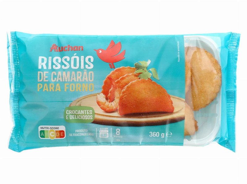 Rissóis De Camarão Auchan Para Forno 8Un 360 g
