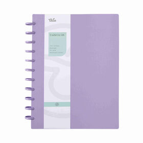 Caderno Smart Espiral A4 Pautado Lavanda Talia