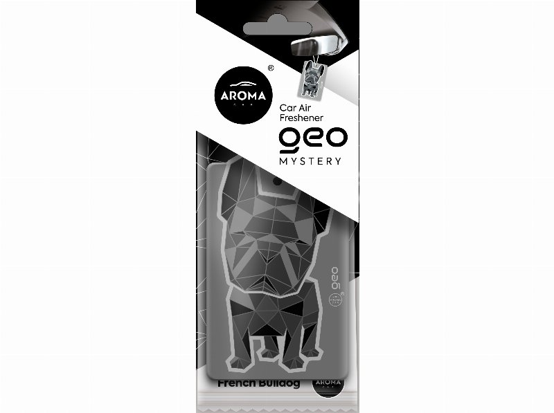 Ambientador Auto Aroma Car Geo Dog Black 30D
