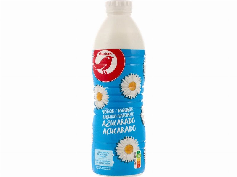 Iogurte Auchan Líquido Natural Açúcarado 1 kg