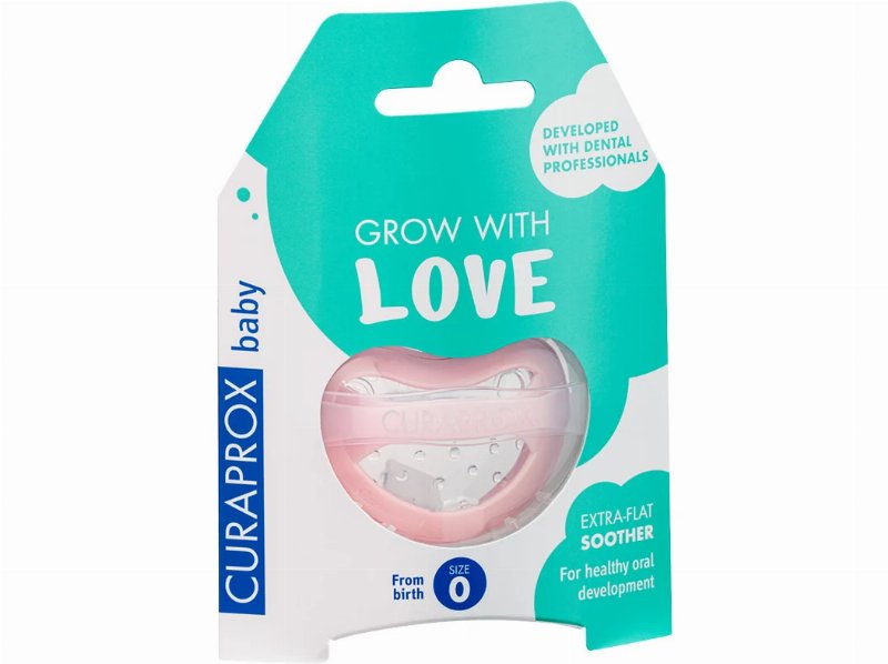 Chupetas Curaprox Baby Rosa Tam 0