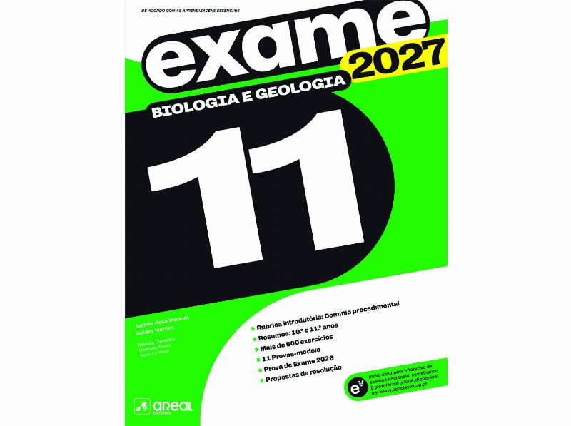 Livro Preparar O Exame Nacional 2027 Biologia E Geologia 11º Ano