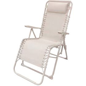 Cadeira Multiposições 102X66X114Cm Bege Kasa
