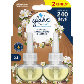 Ambientador Recarga Elétrico Sandalwood Glade 2 X 20 ml
