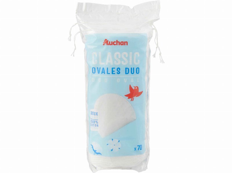 Discos Desmaquilhantes Auchan Ovais Duo 70Un