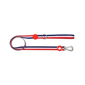 Trela Para Cão Stripes3 Vermelho E Azul M Dashi 1 Un