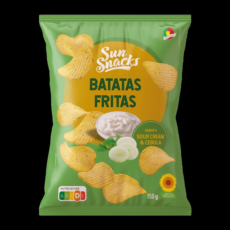 Batatas Fritas Com Sabor A Sour Cream E Cebola 150 g