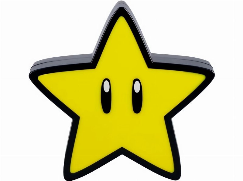 Candeeiro Super Mário Forma Estrela C/ Som